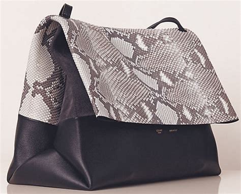 celine all soft bag python|python Celine bags for women.